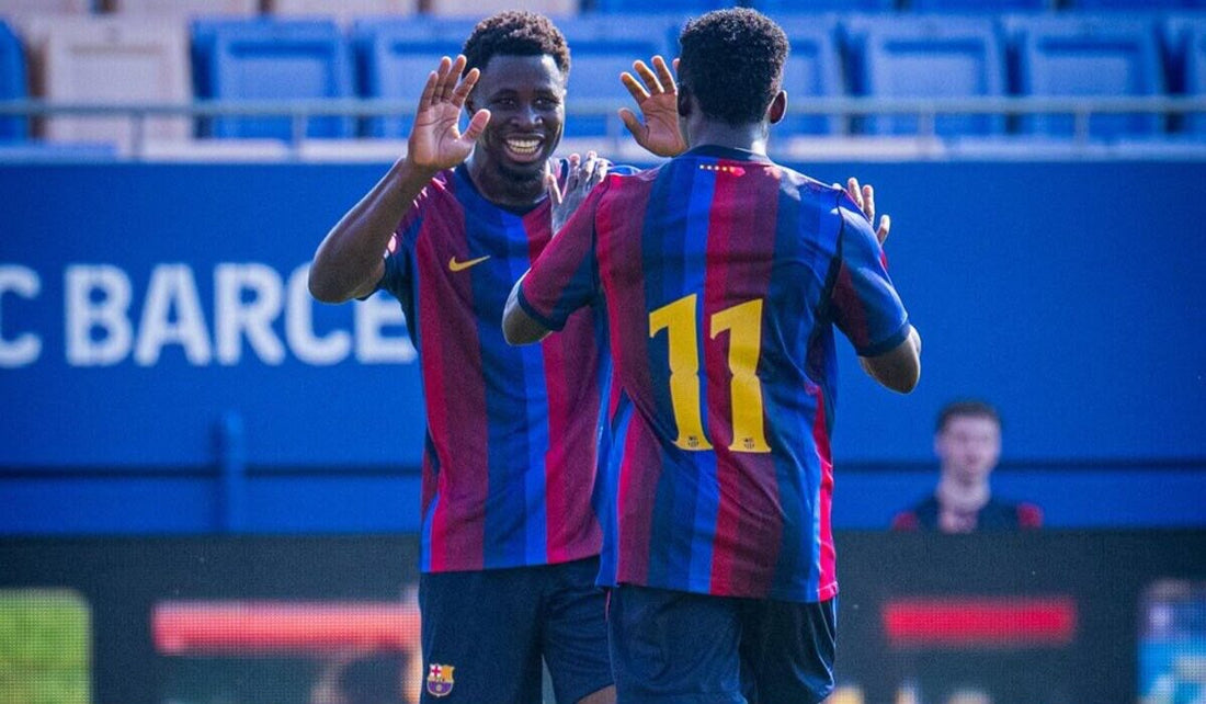 El Barça Atlètic supera al Europa con un destello de Aziz
