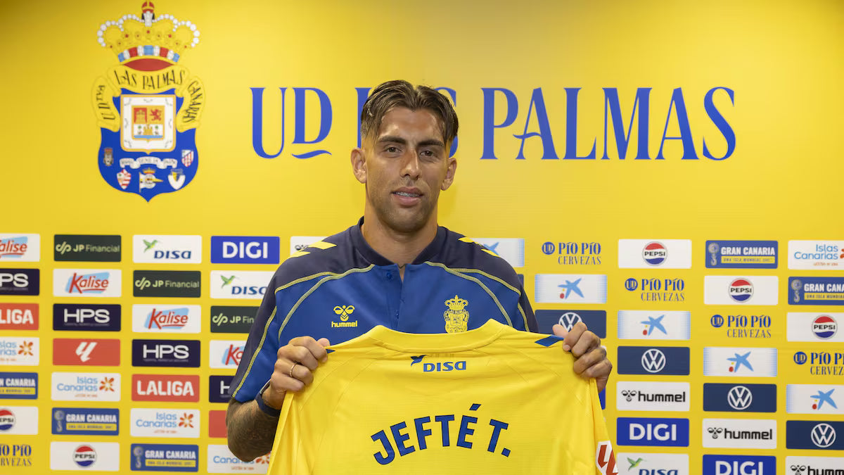 Jefté cumple su gran sueño a los 33 años: "Las Palmas es el equipo de mi vida"