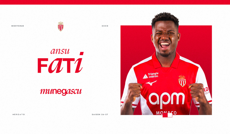 El AS Mónaco hace oficial el fichaje de Ansu Fati-image
