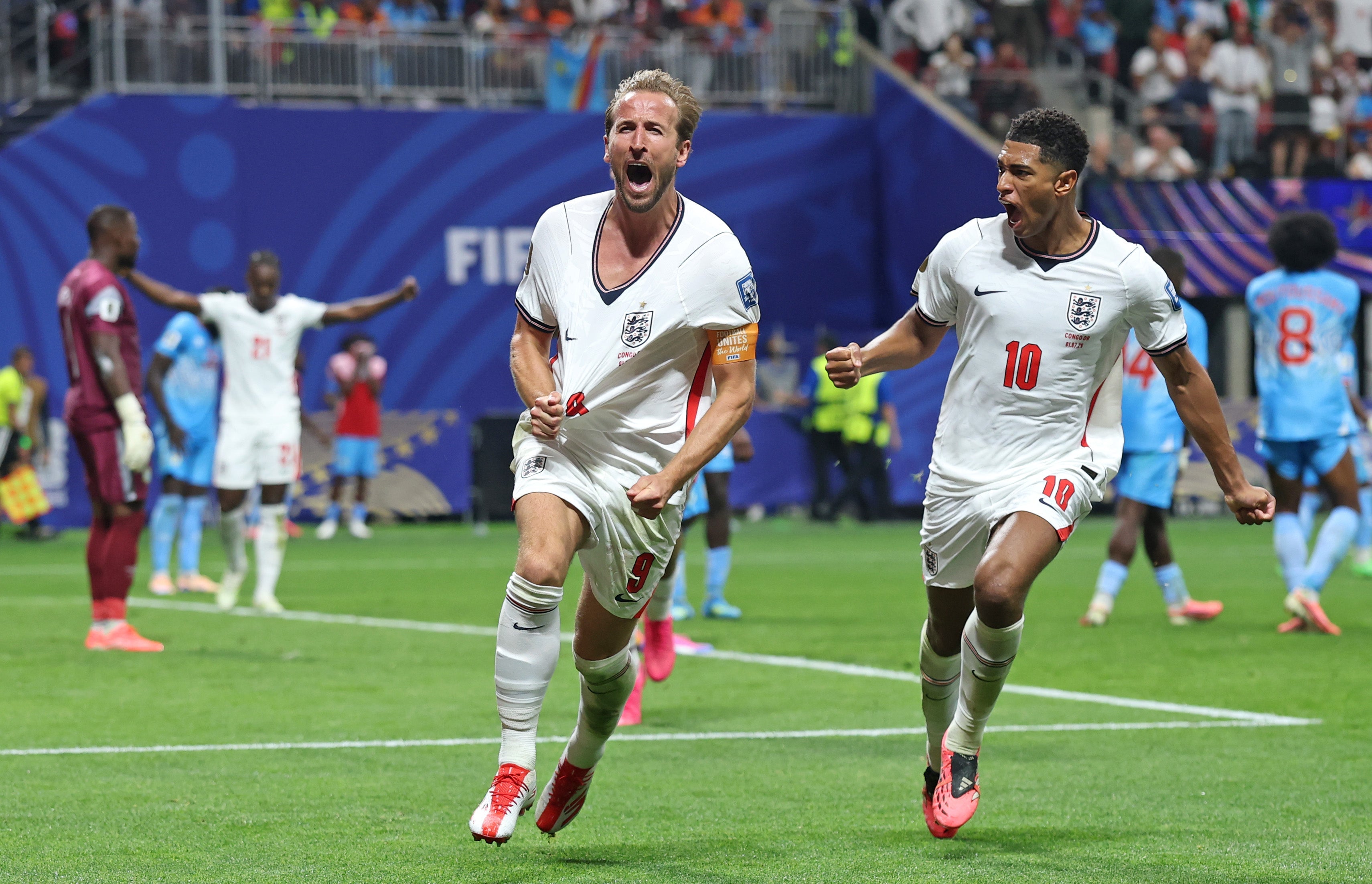 Inglaterra 2-1 RD Congo: Kane salva a los ingleses del huracán-image