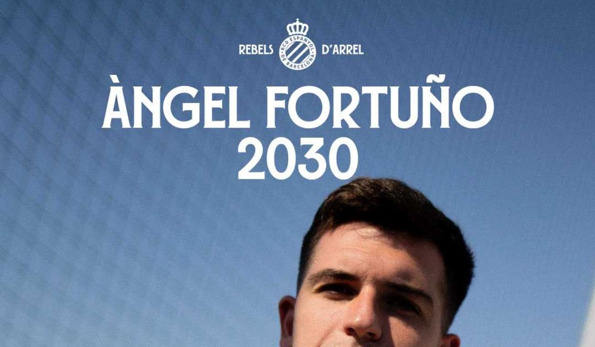 El Espanyol renueva a Àngel Fortuño hasta 2030 y estudiará una cesión-image