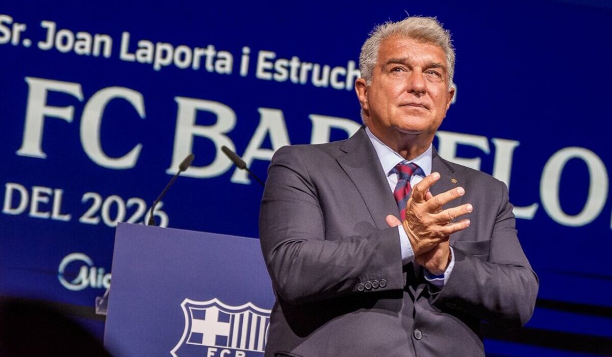 Laporta aterriza en Estados Unidos y se pronuncia sobre Adeyemi, Raphinha y Julián Alvarez-image