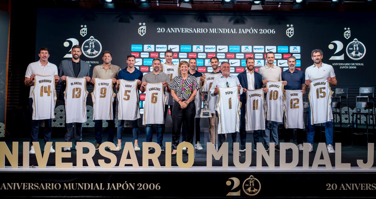 La generación que cambió el baloncesto español vuelve a reunirse veinte años después de la conquista mundial en Saitama-image