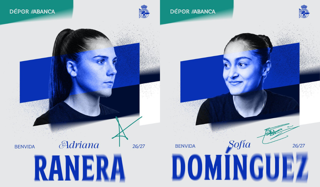 El Dépor ABANCA refuerza más su plantilla con Adriana Ranera y Sofía Domínguez-image