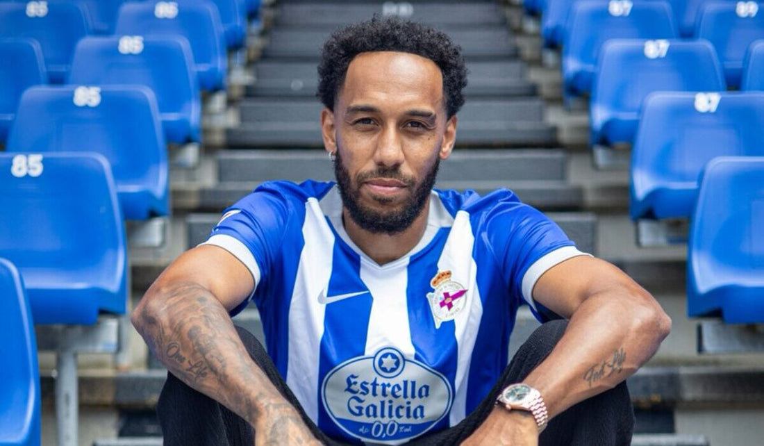 Aubameyang durante su presentación con el Deportivo: "Solo quiero disfrutar"-image