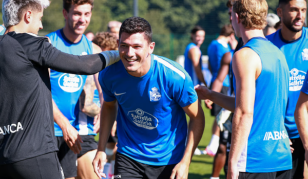 Miguel Loureiro regresa a los entrenamientos de grupo en Abegondo-image
