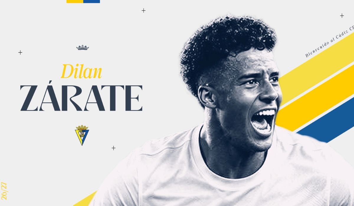 El Cádiz consigue la cesión de Dilan Zárate-image