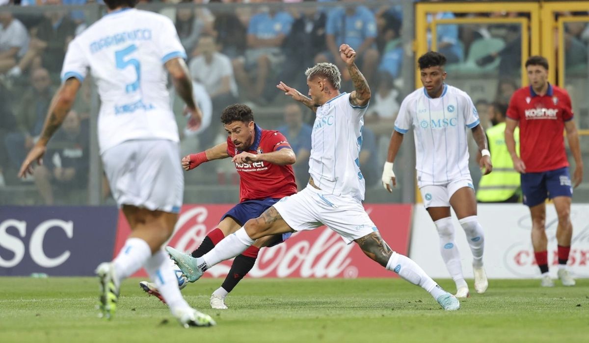 Napoles 2-1 Osasuna | Los de Ramis caen con honor en un duro test de pretemporada-image
