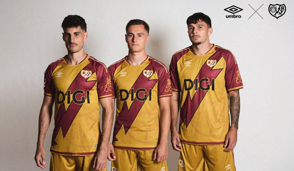 El Rayo Vallecano completas sus equipaciones con un inédito tono dorado-image