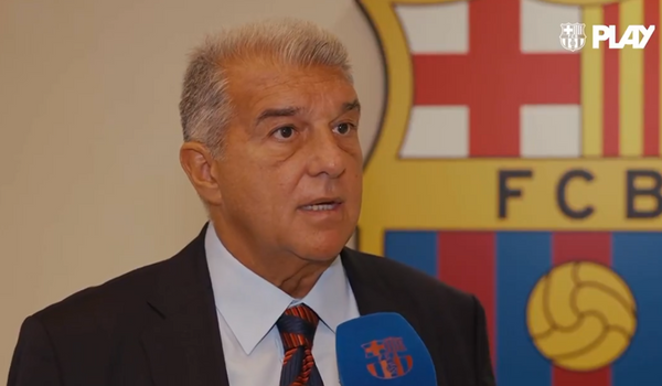 Joan Laporta reabre la vía Julián Álvarez-image