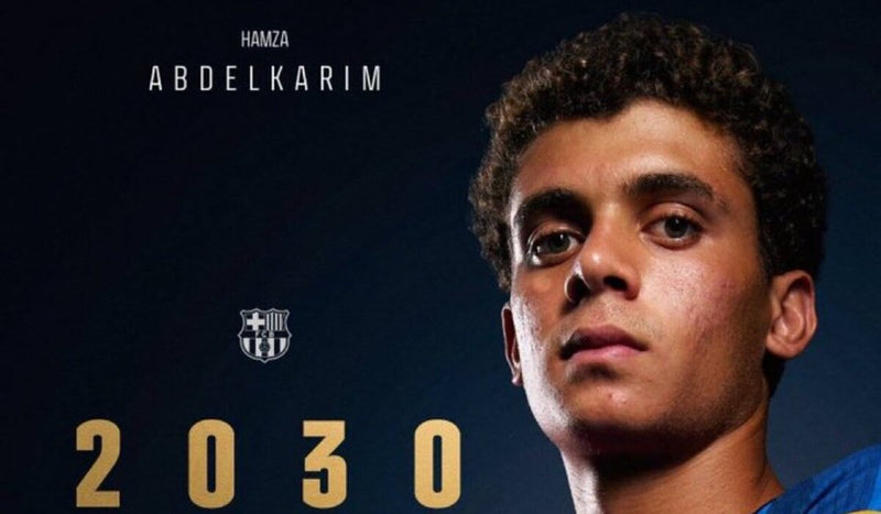 El Barça renueva a Hamza Abdelkarim hasta 2030-image
