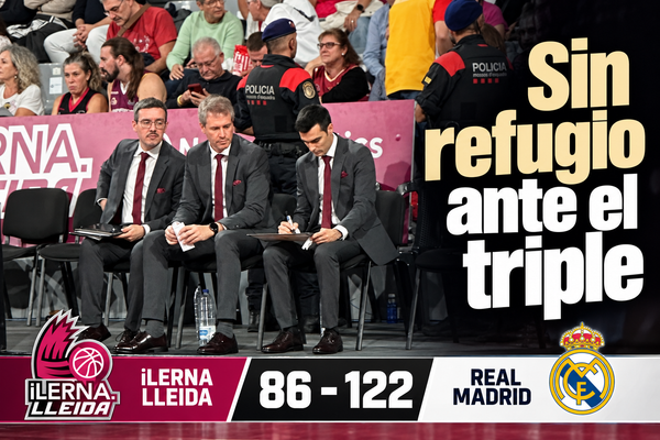 Crónica | iLERNA Lleida 86–122 Real Madrid: Sin refugio ante el triple.-image